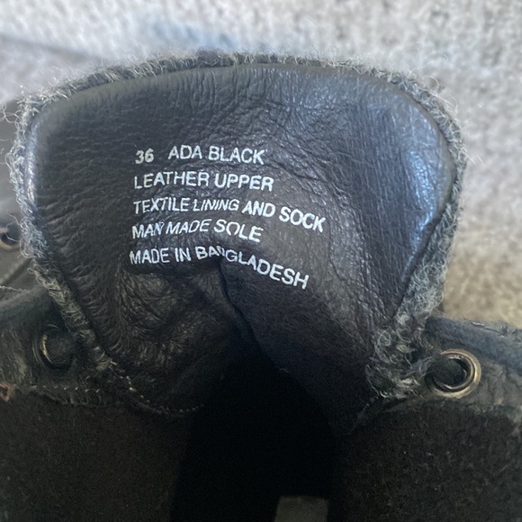 VGUC Steve Madden Ada leather boots size 6 black - Picture 3 of 4